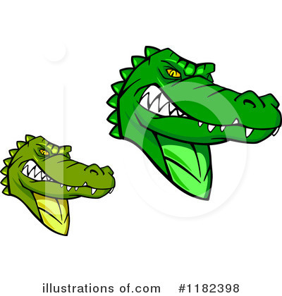 Royalty-Free (RF) Alligator Clipart Illustration by Vector Tradition SM - Stock Sample #1182398