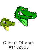 Alligator Clipart #1182398 by Vector Tradition SM