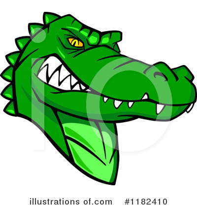 Crocodile Clipart #1182410 by Vector Tradition SM