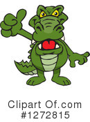 Alligator Clipart #1272815 by Dennis Holmes Designs