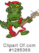 Alligator Clipart #1285369 by Dennis Holmes Designs