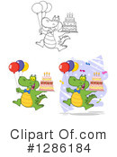 Alligator Clipart #1286184 by Hit Toon