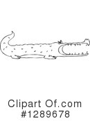 Alligator Clipart #1289678 by djart
