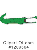 Alligator Clipart #1289684 by djart