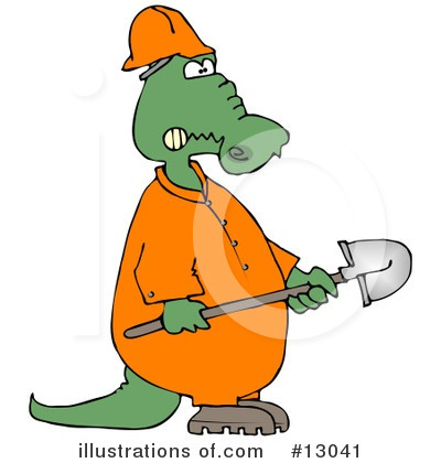 Alligator Clipart #13041 by djart