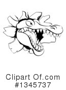 Alligator Clipart #1345737 by AtStockIllustration
