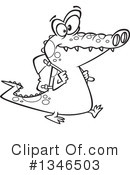 Alligator Clipart #1346503 by toonaday