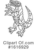 Alligator Clipart #1616929 by patrimonio
