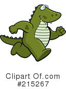 Alligator Clipart #215267 by Cory Thoman