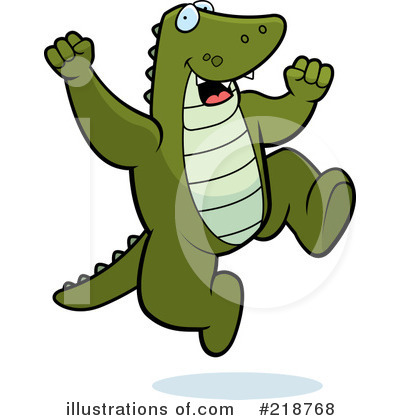 Royalty-Free (RF) Alligator Clipart Illustration by Cory Thoman - Stock Sample #218768