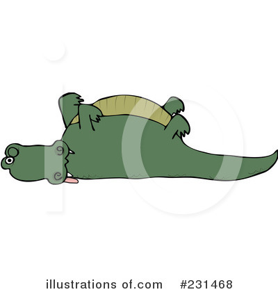 Royalty-Free (RF) Alligator Clipart Illustration by djart - Stock Sample #231468