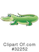 Alligator Clipart #32252 by Alex Bannykh