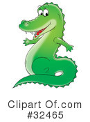 Alligator Clipart #32465 by Alex Bannykh