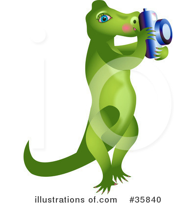 Royalty-Free (RF) Alligator Clipart Illustration by Prawny - Stock Sample #35840