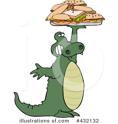 Alligator Clipart #432132 by djart