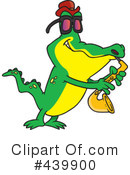 Alligator Clipart #439900 by toonaday