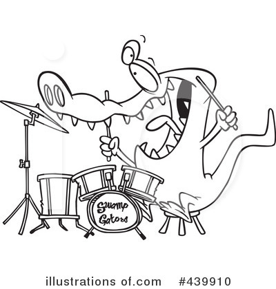 Drummer Clipart #439910 by toonaday