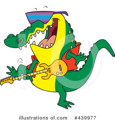 Alligator Clipart #439977 by toonaday