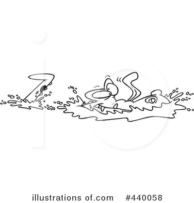 Royalty-Free (RF) Alligator Clipart Illustration by toonaday - Stock Sample #440058