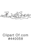 Alligator Clipart #440058 by toonaday