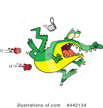 Alligator Clipart #442134 by toonaday
