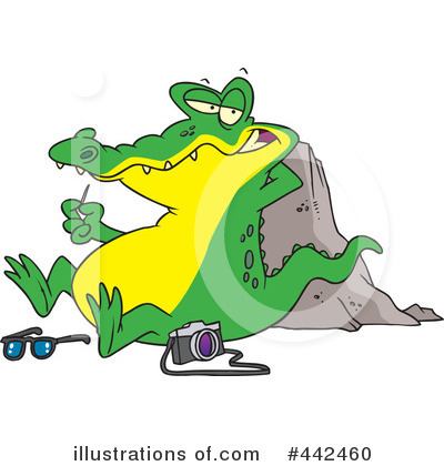 Alligator Clipart #442460 by toonaday