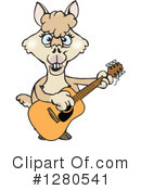 Alpaca Clipart #1280541 by Dennis Holmes Designs
