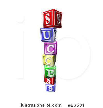 Alphabet Blocks Clipart #26581 by AtStockIllustration