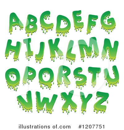 Royalty-Free (RF) Alphabet Clipart Illustration by visekart - Stock Sample #1207751