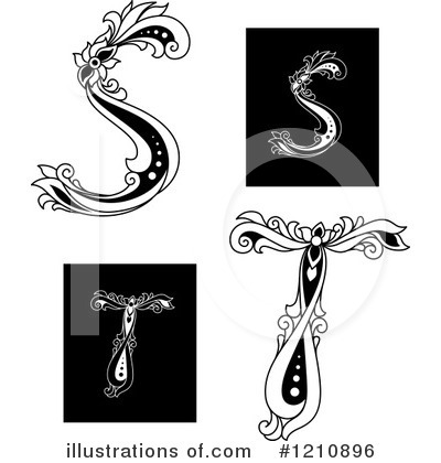 Royalty-Free (RF) Alphabet Clipart Illustration by Vector Tradition SM - Stock Sample #1210896