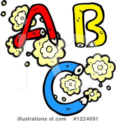 Royalty-Free (RF) Alphabet Clipart Illustration by lineartestpilot - Stock Sample #1224091