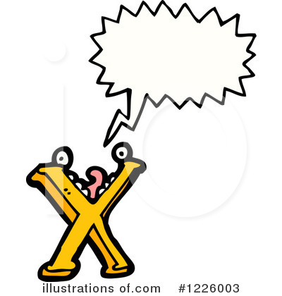Letter X Clipart #1226003 by lineartestpilot