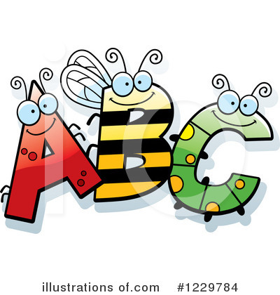Royalty-Free (RF) Alphabet Clipart Illustration by Cory Thoman - Stock Sample #1229784