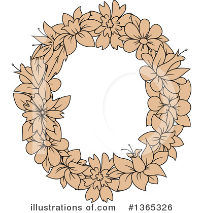 Letter O Clipart #1365326 by Vector Tradition SM