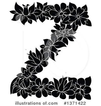 Floral Letter Clipart #1371422 by Vector Tradition SM