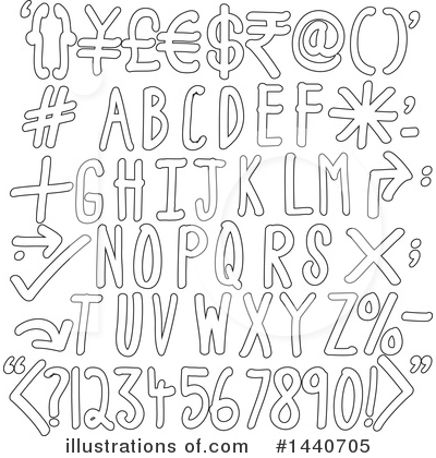 Alphabet Clipart #1440705 by ColorMagic