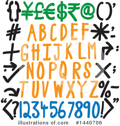 Alphabet Clipart #1440706 by ColorMagic