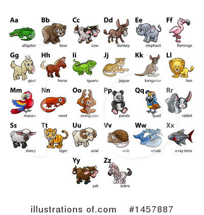 Royalty-Free (RF) Alphabet Clipart Illustration by AtStockIllustration - Stock Sample #1457887
