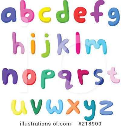 Royalty-Free (RF) Alphabet Clipart Illustration by yayayoyo - Stock Sample #218900