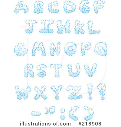 Royalty-Free (RF) Alphabet Clipart Illustration by yayayoyo - Stock Sample #218908