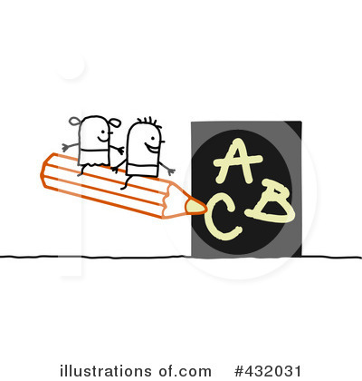 Royalty-Free (RF) Alphabet Clipart Illustration by NL shop - Stock Sample #432031