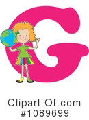 Alphabet Girl Clipart #1089699 by Maria Bell