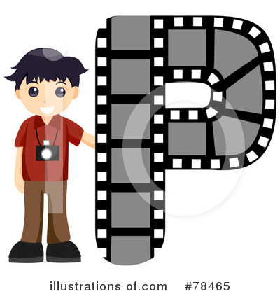 Royalty-Free (RF) Alphabet Kid Letter Clipart Illustration by BNP Design Studio - Stock Sample #78465