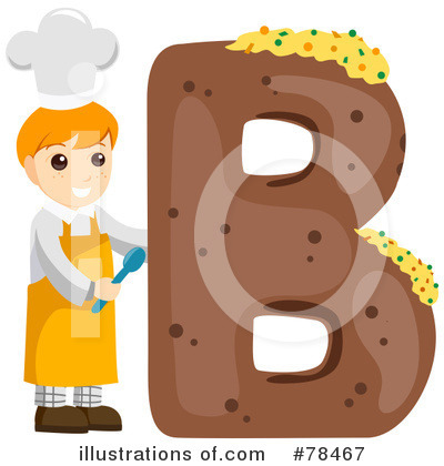 Royalty-Free (RF) Alphabet Kid Letter Clipart Illustration by BNP Design Studio - Stock Sample #78467