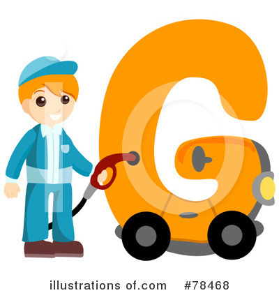 Gas Attendant Clipart #78468 by BNP Design Studio