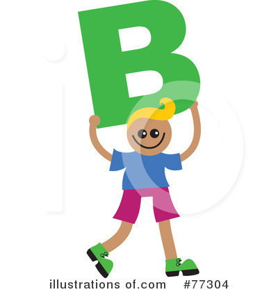 Royalty-Free (RF) Alphabet Kids Clipart Illustration by Prawny - Stock Sample #77304