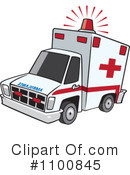 Ambulance Clipart #1100845 by toonaday