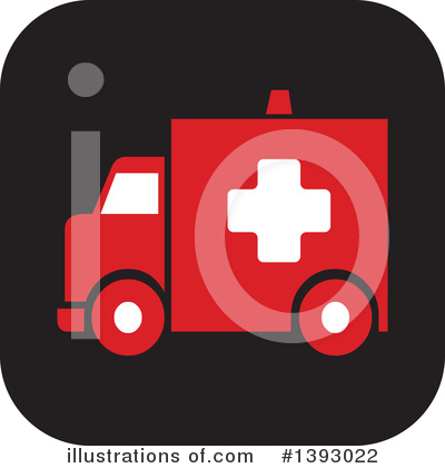 Royalty-Free (RF) Ambulance Clipart Illustration by Lal Perera - Stock Sample #1393022