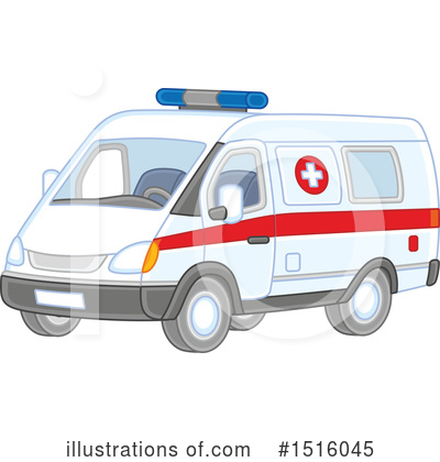 Royalty-Free (RF) Ambulance Clipart Illustration by Alex Bannykh - Stock Sample #1516045