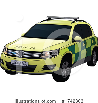 Ambulance Clipart #1742303 by dero